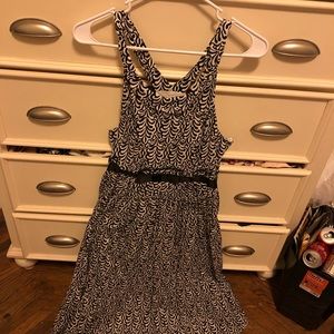 Black and white dress